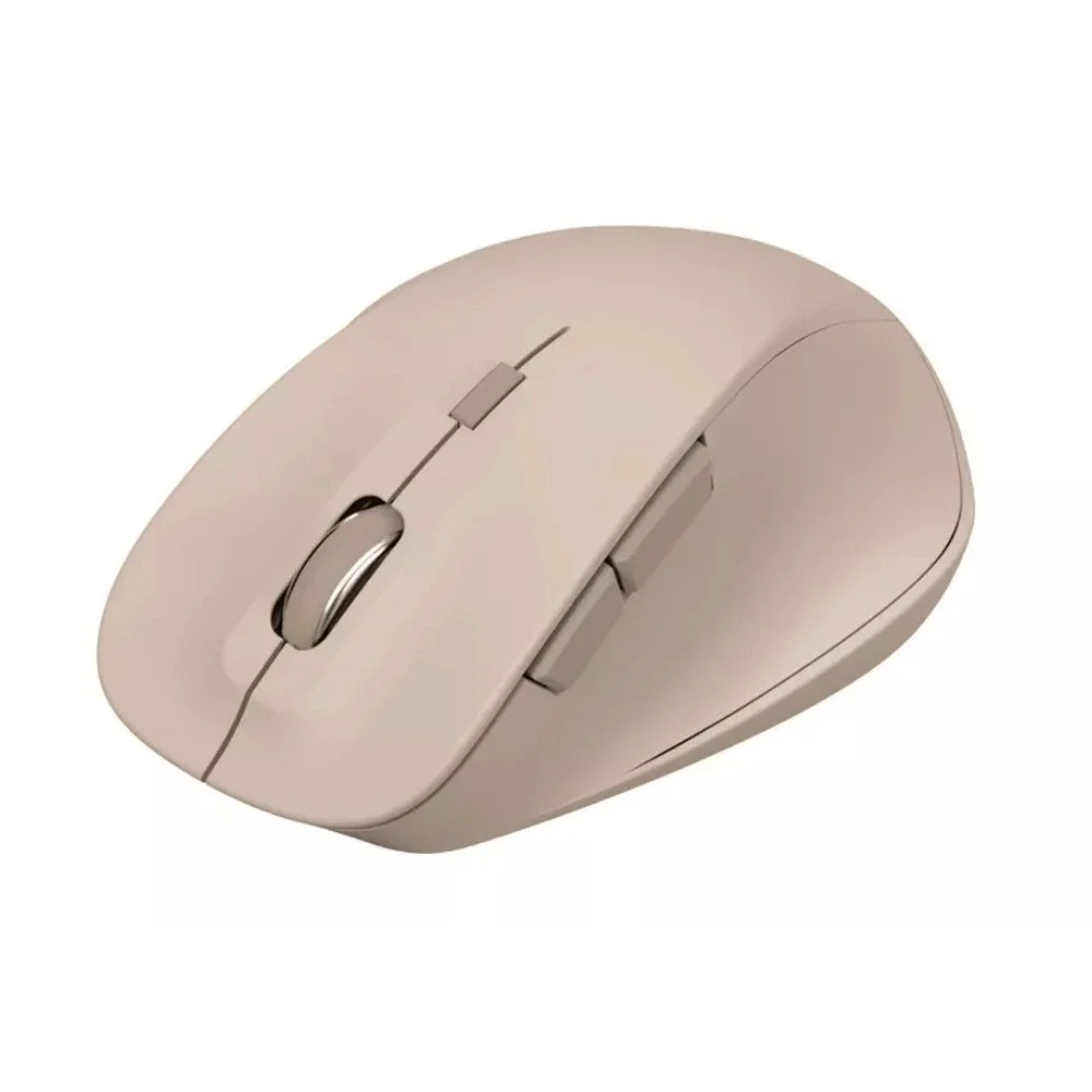 North Wireless Ergonomic 6 Button Mouse Sand Color Computer Peripheral